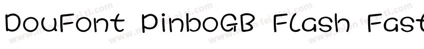 DouFont PinboGB Flash Fast字体转换